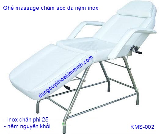 Giường massage có nâng đầu và chân cho thẩm mỹ chăm sóc da Y Khoa Kim minh